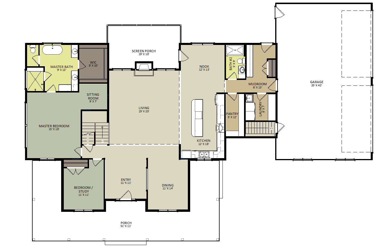 Dover First Floor Floor Plan